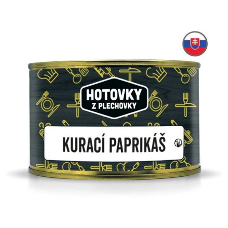 Danie główne Hotovky z plechovky Kurczak w papryce 400g