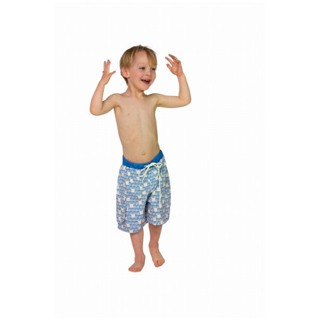 Strój kąpielowy dla dzieci DucKsday Manta Boardshort Boy niebieski/biały Blue/Off White