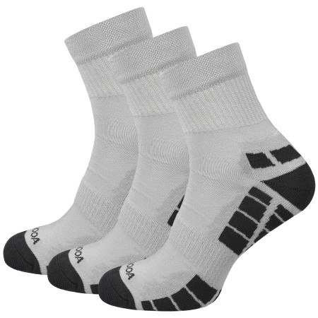 Skarpetki MOOA Silver Bamboo Mid 3-pack szary Grey/Grey