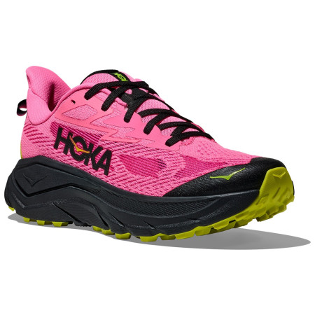 Damskie buty do biegania Hoka W Challenger 8 różowy/czarny Neon Rose / Black