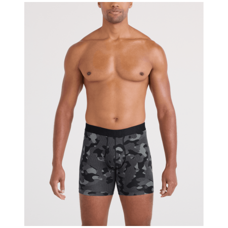 Bokserki Saxx Droptemp Cooling Cotton Boxer Brief Fly
