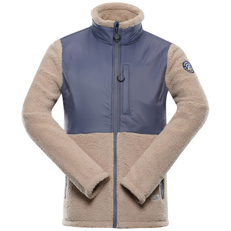 Męska bluza Alpine Pro Hanan brązowy/niebieski folkstone