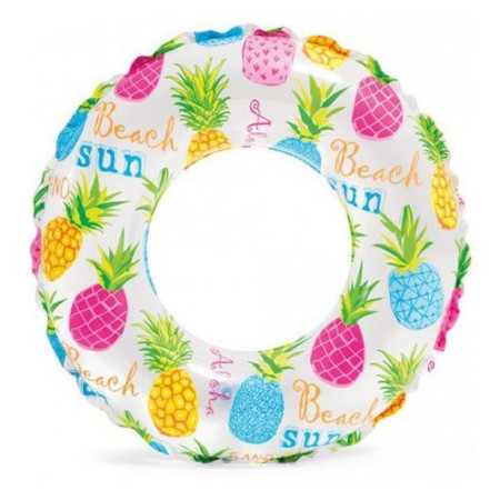 Koło Intex Lively Print Swim Ring 59230NP biały