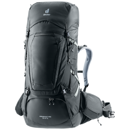 Damski plecak turystyczny Deuter Aircontact Pro 65+10 SL czarny graphite