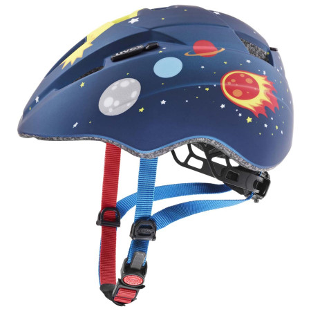 Dziecięcy kask rowerowy Uvex Kid 2 Cc niebieski Dark Blue Rocket Mat (46-52)