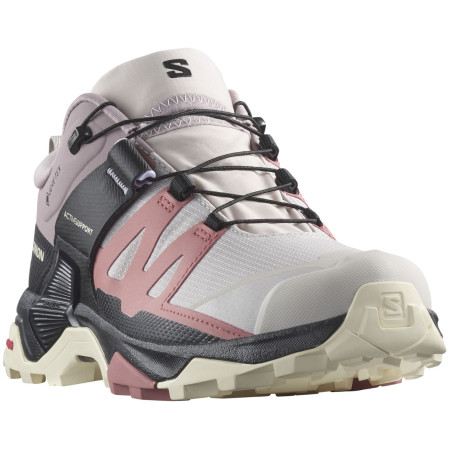 Damskie buty turystyczne Salomon X Ultra 4 Gore-Tex różowy Ashes Of Roses / Light Mahogany / Almond Milk