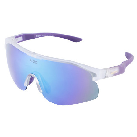 Dziecięce okulary przeciwsłoneczne KiGO Joyful Dynamic fioletowy Transparent Purple