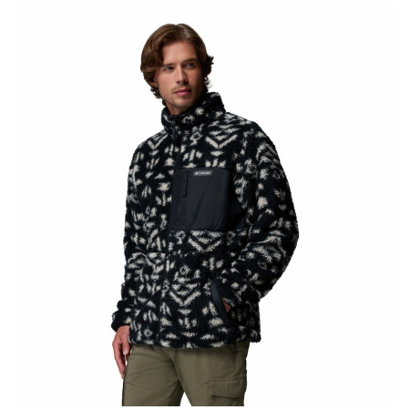 Bluza męska Columbia Winter Pass™ Reversible Fleece czarny Black Geostripe Tonal, Black