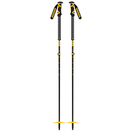 Kije skiturowe K2 Lockjaw Carbon Plus czarny/żółty Black