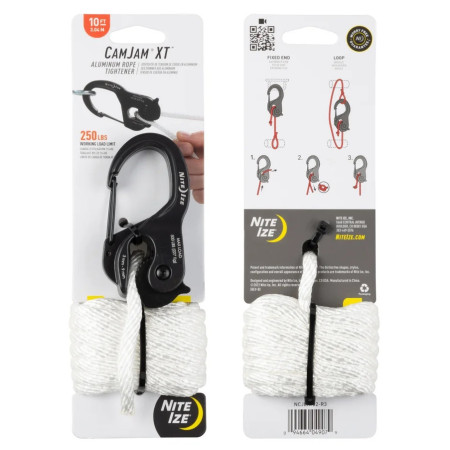 Karabińczyk pomocniczy Nite Ize CamJam XT Large Aluminium Cord Tightener