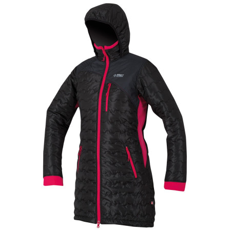 Płaszcz damski Direct Alpine Block Coat czarny/różówy Black/Rose