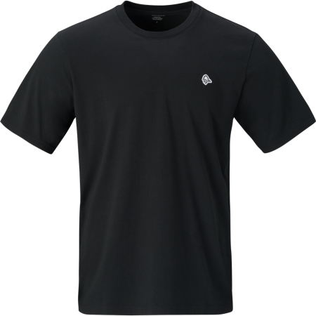 Koszulka męska Norrona /29 cotton viking patch T-shirt czarny Caviar Black