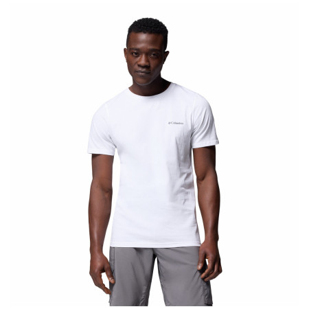 Koszulka męska Columbia Rapid Ridge™ Back Graphic Tee II biały/fioletowy White, Heavenly Horizons