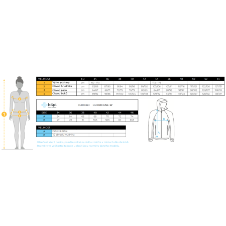 Kurtka damska Kilpi Hurricane-W (2022)