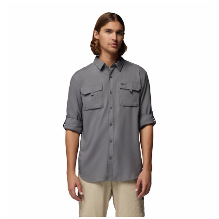 Koszula męska Columbia Silver Ridge™ Utility II LS Shirt szary City Grey