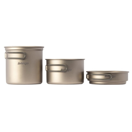 Zestaw do gotowania Vango Titanium 3 Piece Cook Set srebrny Titanium