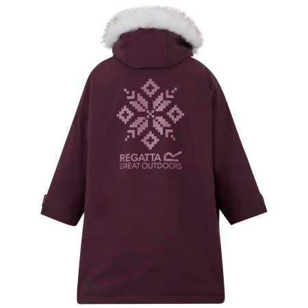 Płaszcz nieprzemakalny dziecięcy Regatta Junior Waterproof Changing Robe Pro Fig