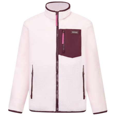 Bluza dziecięca Regatta Junior Frankie Warm Fleece Pink Haze/Fig jasnoróżowy Pink Haze/Fig