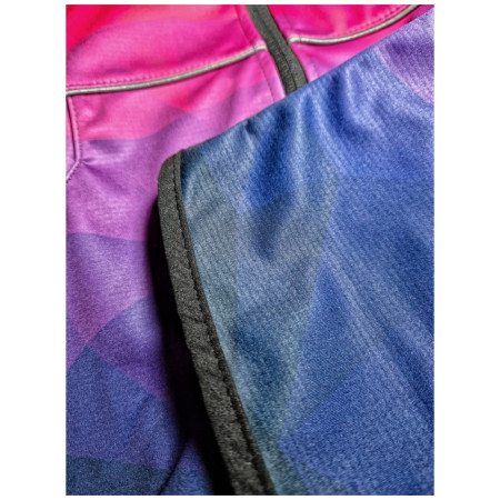 Dziecięca kurtka softshellowa WAMU Mozaika purple