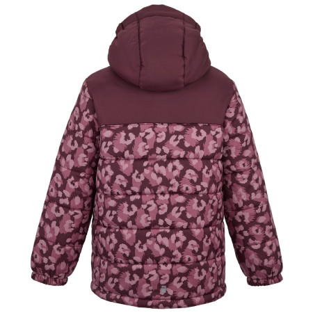 Dziecięca kurtka zimowa Regatta Lofthouse Fig/Violet Leopard