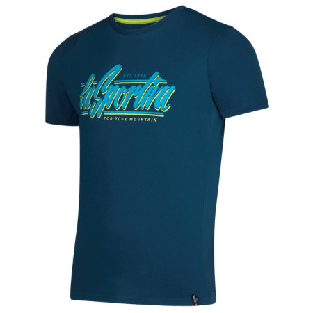 Koszulka męska La Sportiva Retro T-Shirt M ciemnoniebieski Storm Blue