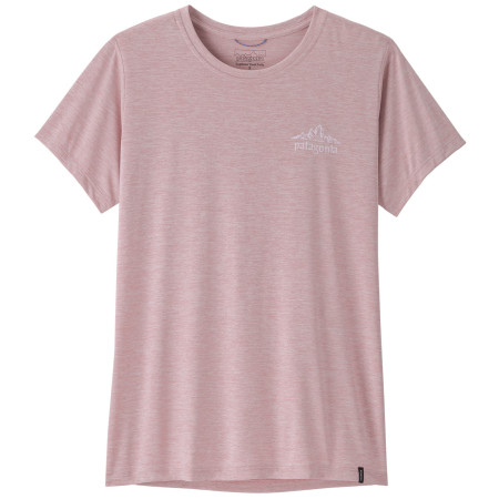 Koszulka damska Patagonia Women's Capilene Cool Daily Shirt - Cloud Crag różowy Quiet Violet