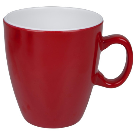 Kubek Bo-Camp Mug melamine 2 czerwony Red/White