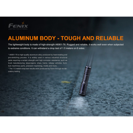 Latarka Fenix E01 V2.0 blue