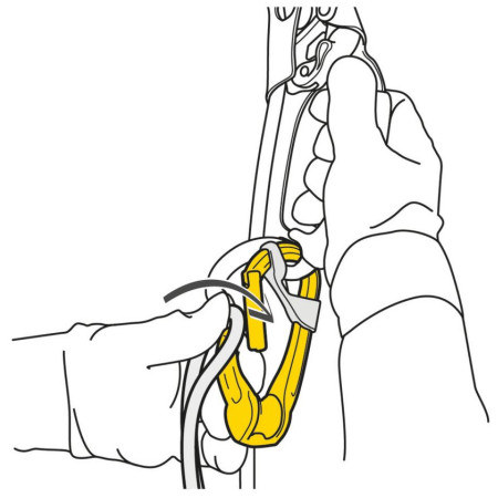 Karabinek Petzl Rollclip A Triact-Lock