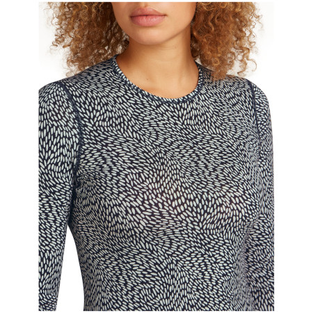 Damska koszulka Icebreaker Women Merino 200 Oasis LS Crewe Flock Forms AOP