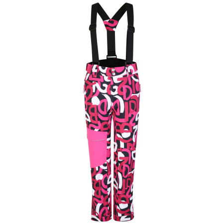 Spodnie dziecięce Dare 2b Pow Pant 2023 różowy Kids Pink Graffiti Print