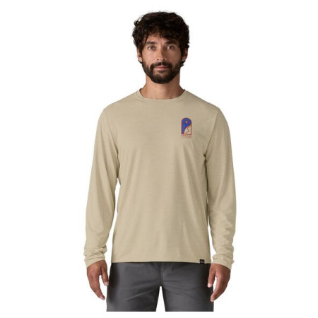 Koszulka męska Patagonia M's L/S Cap Cool Daily Graphic Shirt - Lands