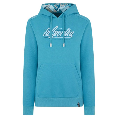 Bluza damska La Sportiva Retro Hoody W niebieski Topaz