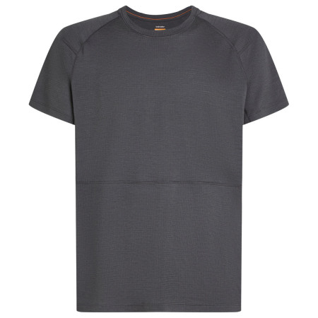 Męska koszulka Icebreaker M Mer 200 Waffle Elevation SS Tee szary Obsidian