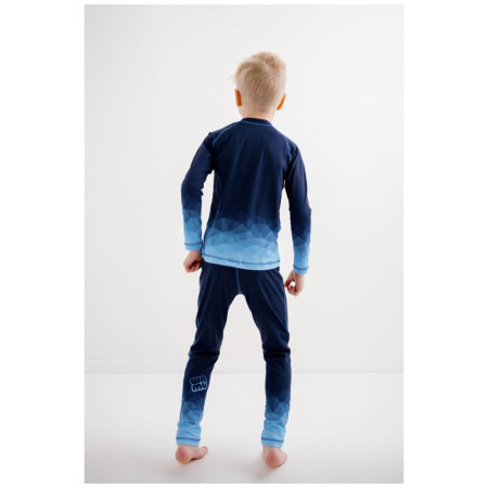 Legginsy dziecięce WAMU Mozaika dark blue