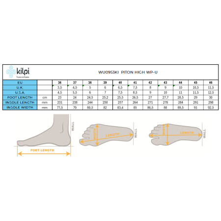 Buty trekkingowe wysokie męskie Kilpi Piton High Wp-U