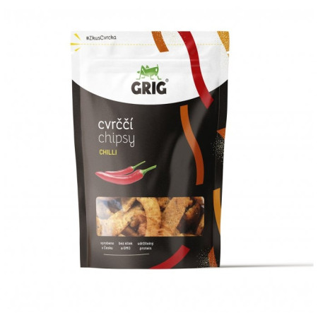 Chipsy ze świerszczy Grig Chilli Chips czarny