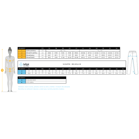 Spodnie damskie Kilpi Belvela-W (2024)