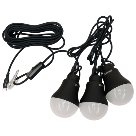 Zestaw żarówek Outwell Epsilon Bulb Set czarny/szary Black Grey