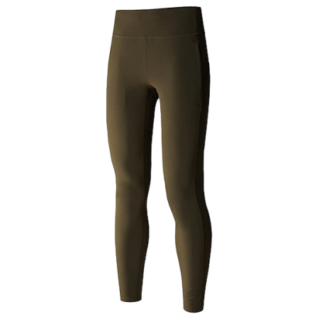 Damskie legginsy The North Face W Bridgeway Hybrid Tight zielony NEW TAUPE GREEN