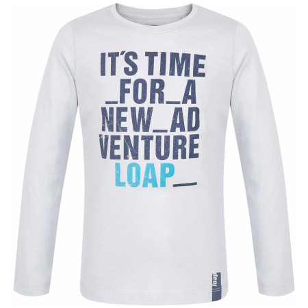 T-shirt dziecięcy Loap Binus szary Gray