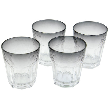Zestaw kieliszków Bo-Camp Tumbler 200 ml - 4ks szary Smoke