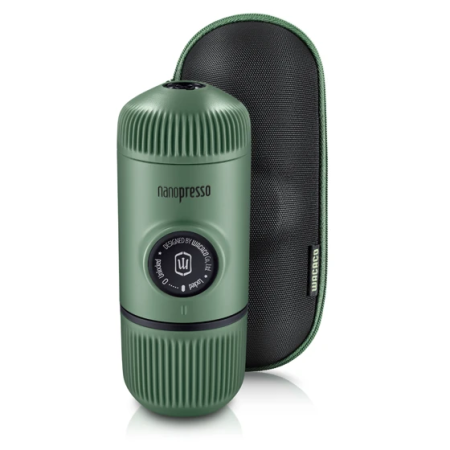 Przenośny ekspres do kawy Wacaco Nanopresso s cestovním pouzdrem zielony green