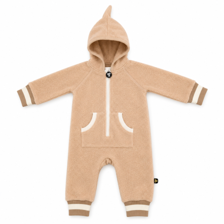 Kombinezon dziecięcy DucKsday Polar Fleece Londen/sand beżowy Sand