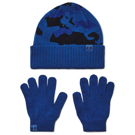 Czapka dziecięca Under Armour B Beanie/Glove Combo niebieski Blue