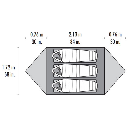 Ultralekki namiot MSR Mutha Hubba NX