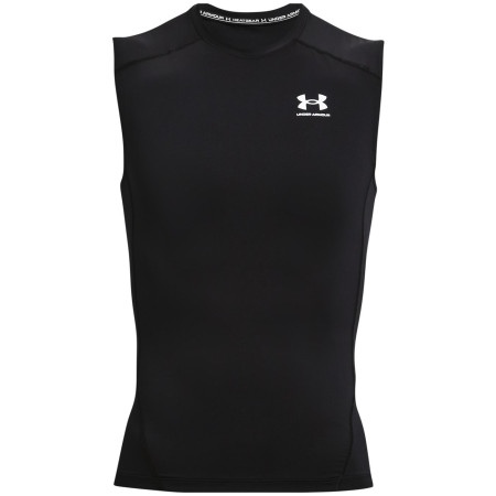 Męski podkoszulek Under Armour HG Armour Comp SL czarny Black//White