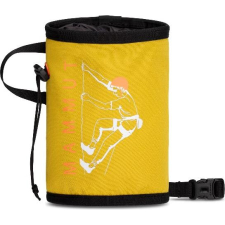 Worek na magnezję Mammut Gym Print Chalk Bag żółty 40204 - mello