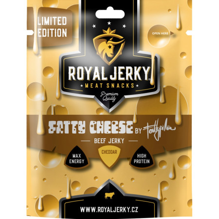 Mięso suszone Royal Jerky Beef Fatty Cheese 22g