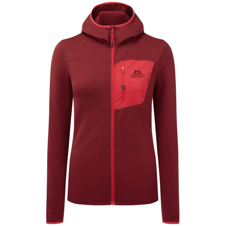 Bluza damska Mountain Equipment Lumiko Hooded Wmns Jacket czerwony Me-01756 Rhubarb/Capsicum